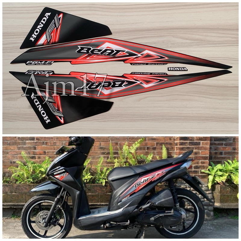 Jual STIKER STRIPING HONDA BEAT FI 2013 | Shopee Indonesia