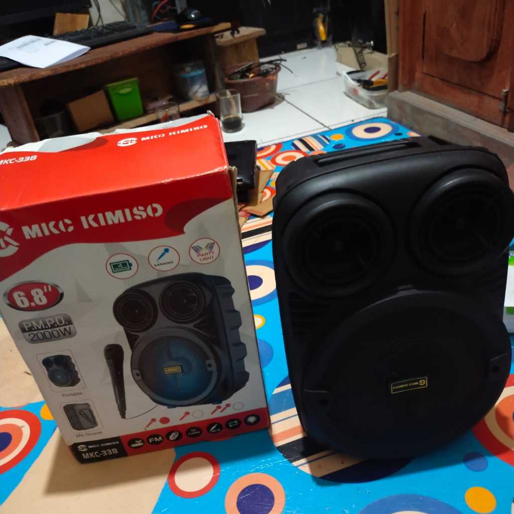 Jual Speaker Mini Portable KMS 3381(normal Bekas) | Shopee Indonesia