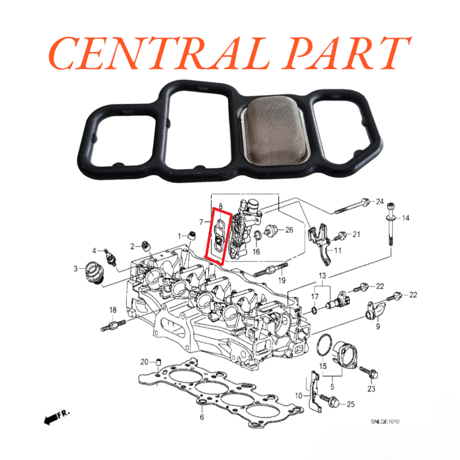 Jual seal selenoid vtec honda crv rw 2018 2019 2020 2021 2022 2023 ...