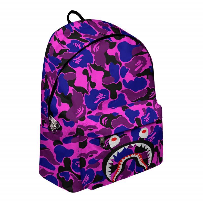 Jual [HD CUSTOM] Backpack BAPE SHARK Backpak BAPE SHARK Style