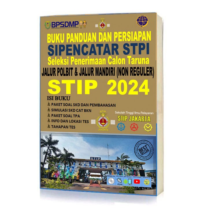 Jual BUKU PERSIAPAN MASUK STIP PELAYARAN 2024 PLUS CD POLBIT & NON ...