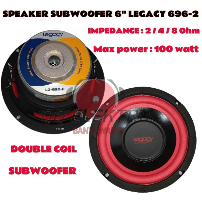 SPEAKER SUBWOOFER 6