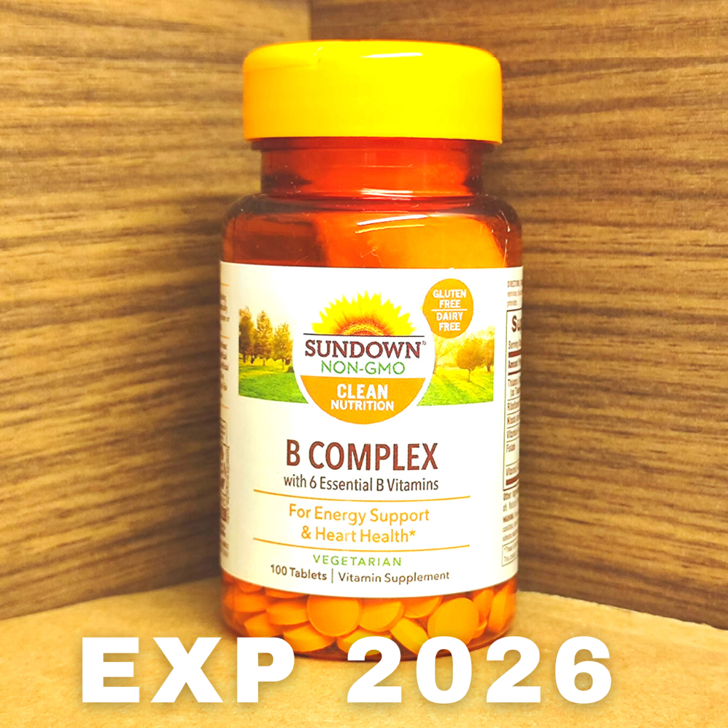 Jual Sundown Naturals Vitamin B-Complex Isi 100 Tablets B Compleks ...