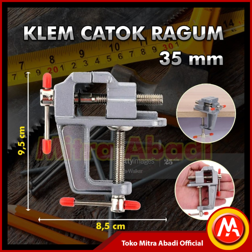 Jual Klem Catok Ragum / Catok Meja / Ragum Clamp Vise Bench / Table ...