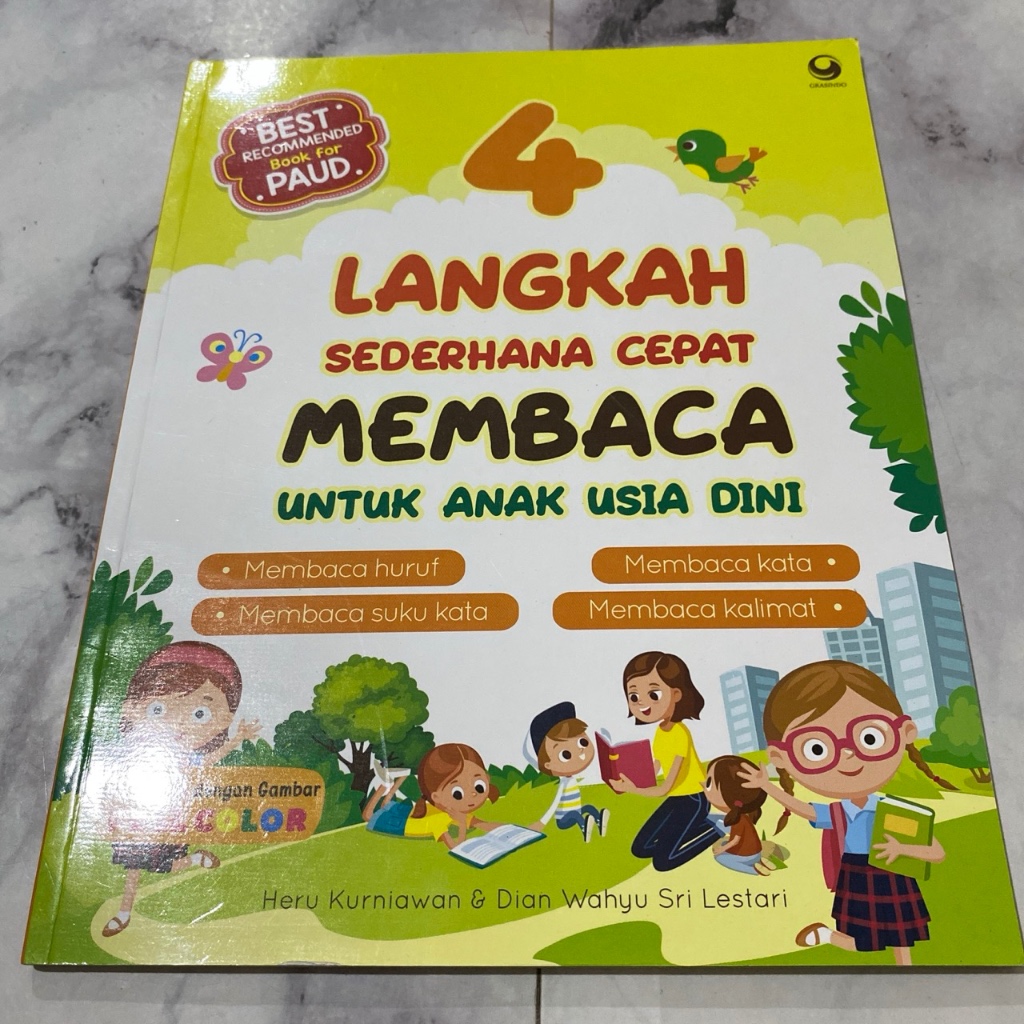 Jual Langkah Sederhana Cepat Membaca Belajar Membaca Ba Bi Bu Be Bo ...