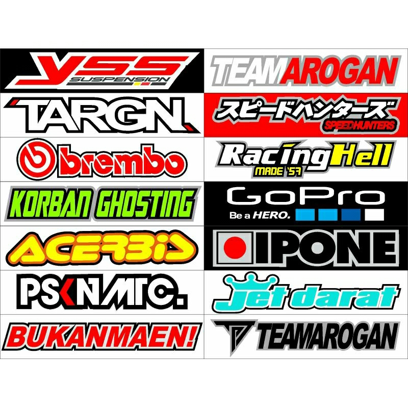 Jual sticker lembaran paket usaha lembaran Rp 6 ribu x 1000 pcs ...