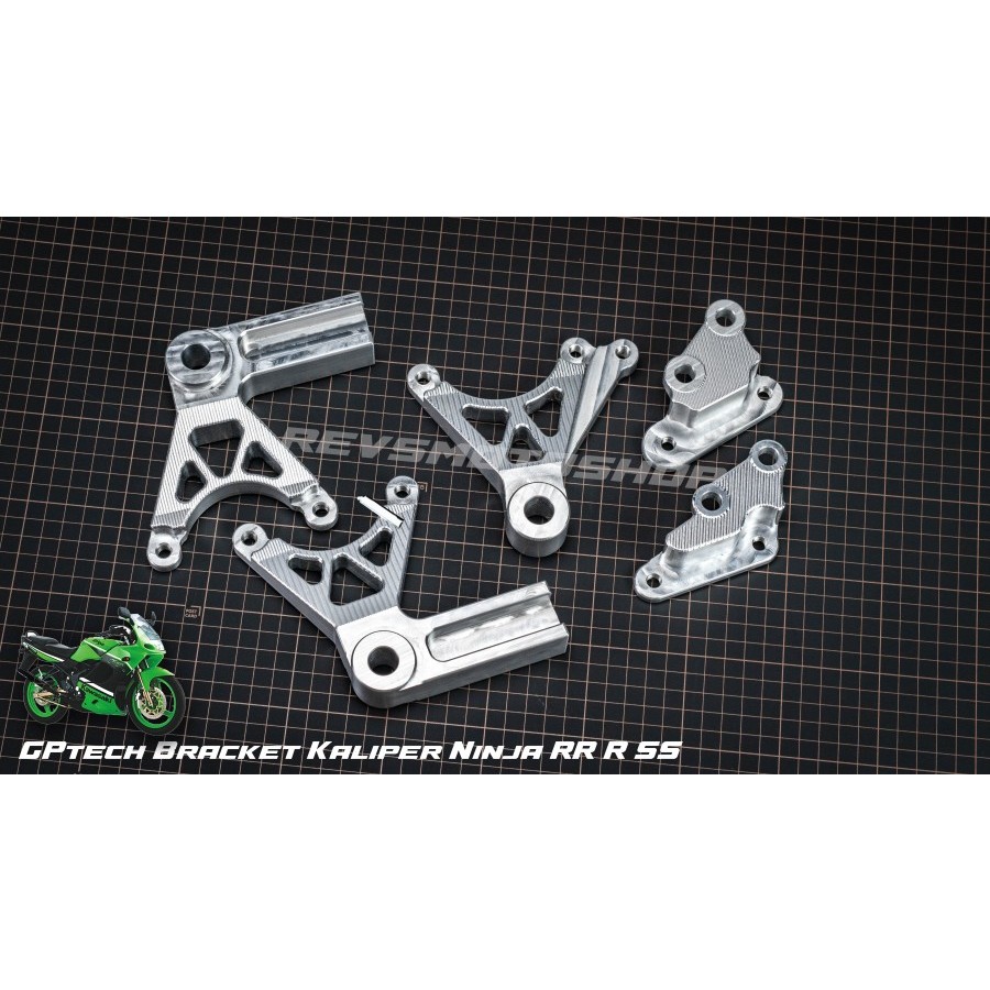 Jual Bracket GPTECH Breket Kaliper Kawasaki Ninja RR R SS - BREMBO 4P ...