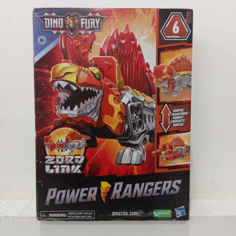 Jual ori original hasbro power rangers dimetro zord link dino fury ...