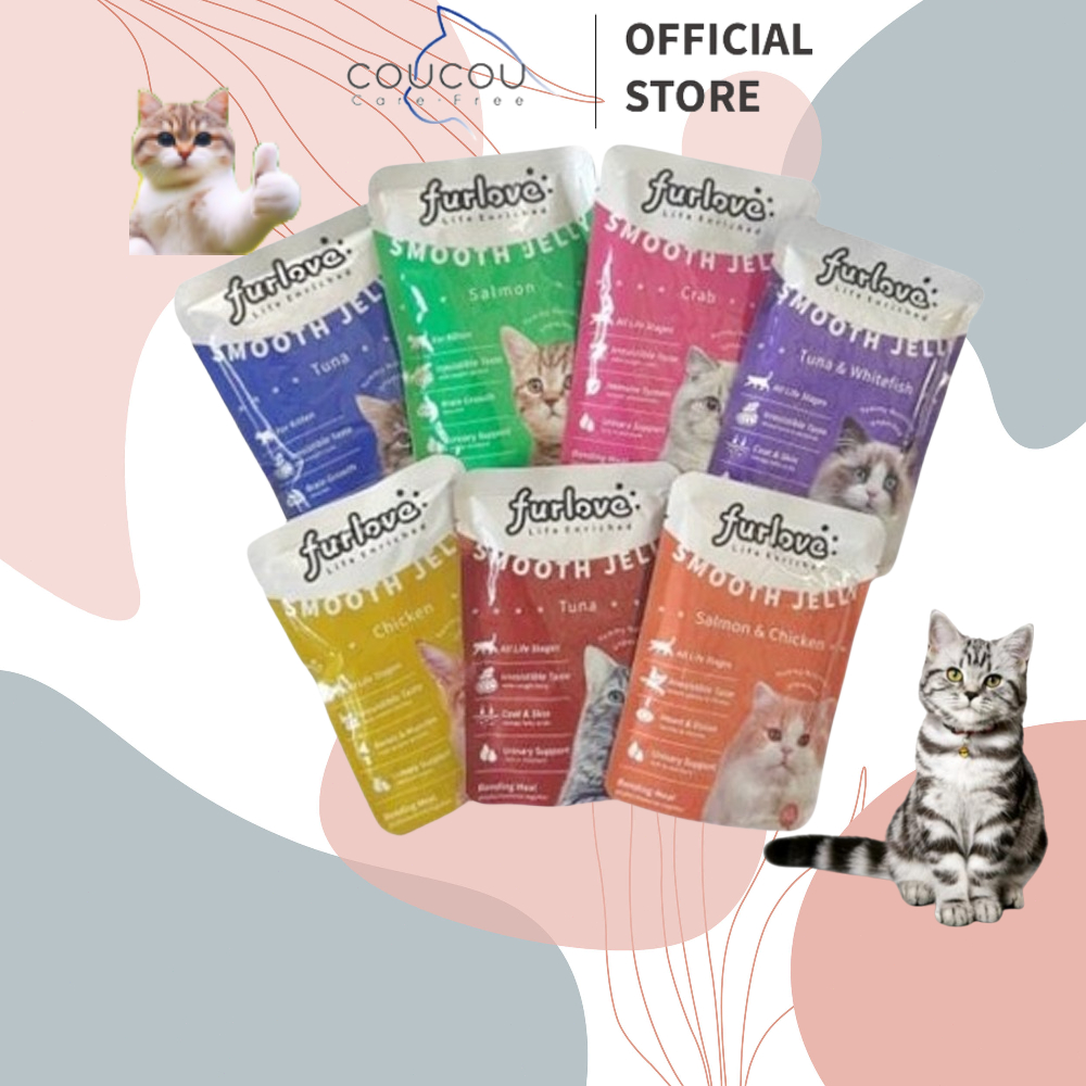 Jual furlove makanan kucing basah wet food kucing life cat pouch snack ...