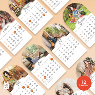 Jual KALENDER 2024  KALENDER 2024 AESTHETIC  KALENDER MEJA 2024 