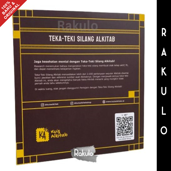 Jual Buku Permainan Teka Teki Silang Alkitab TTS Kristen Rohani Kuis ...