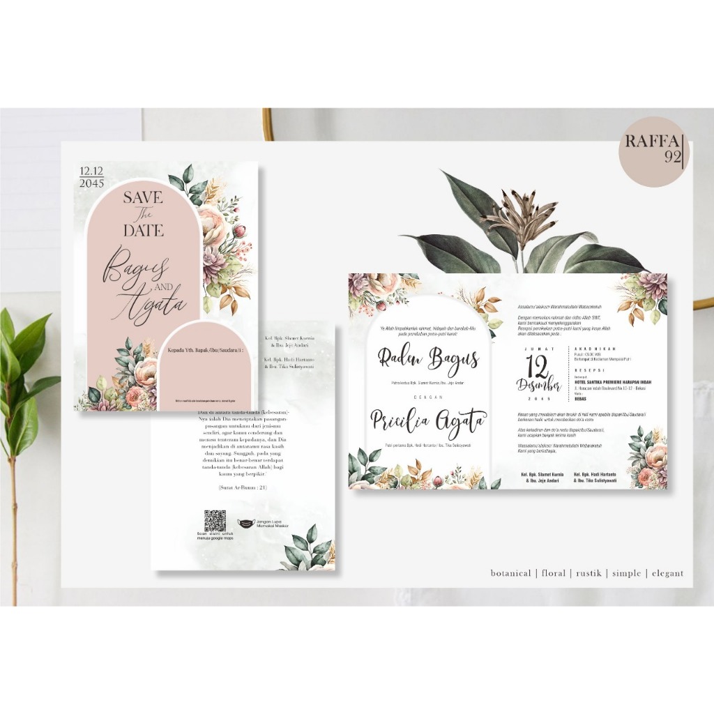 Jual Raffa 92 Blanko Undangan | Undangan Murah | Blangko Undangan ...
