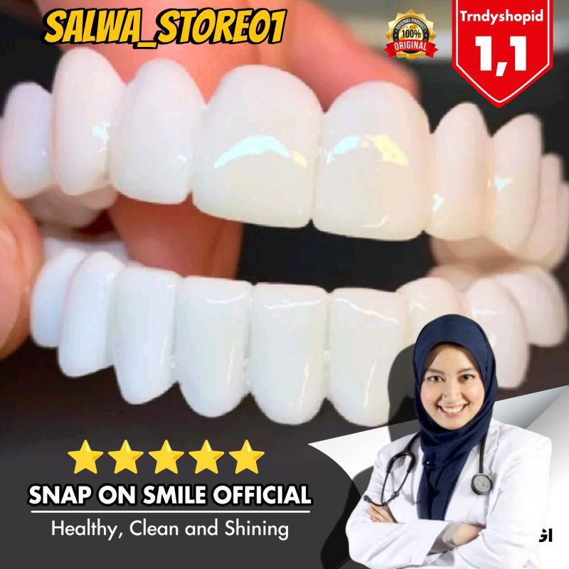 Jual SNAP ON SMILE GIGI PALSU ORIGINAL BISA COD | Shopee Indonesia
