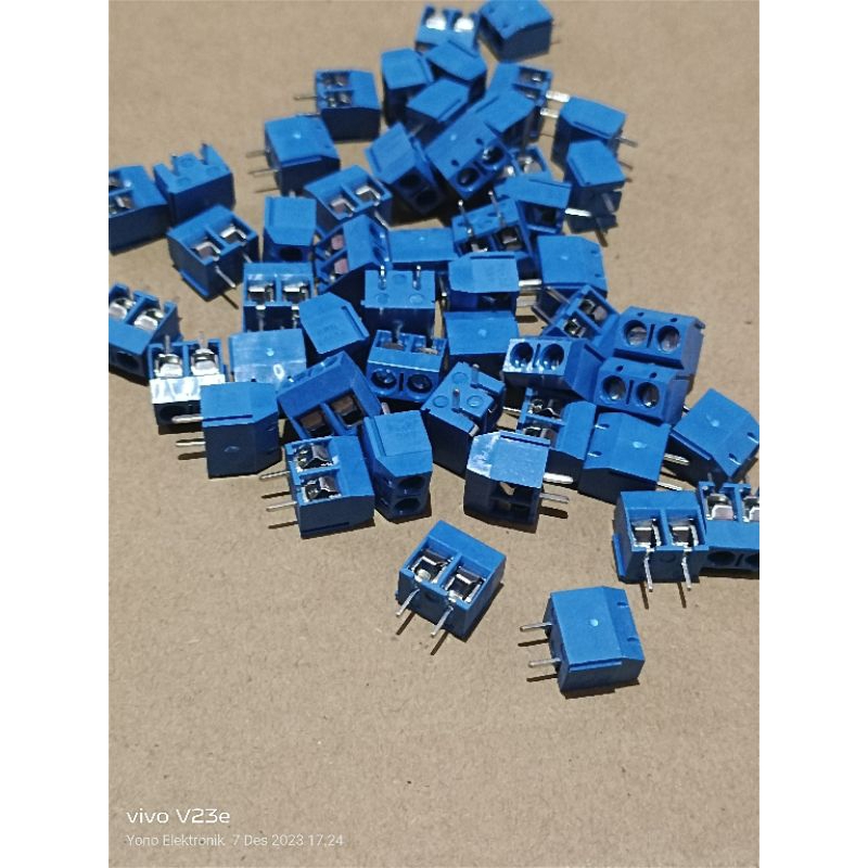 Jual Pin Pcb Mount Screw Terminal Block Connector Pin Mm Shopee