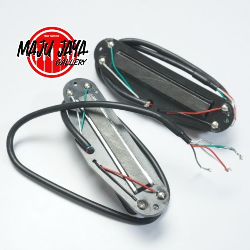 Jual pickup spul gitar elektrik single coil hot rail hotrail hitam ...