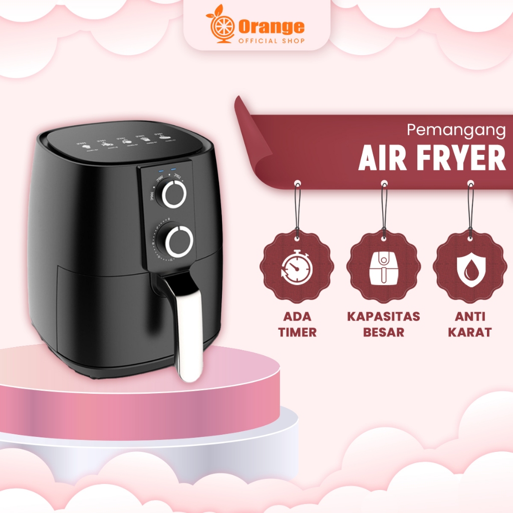 Jual Orange Official Shop Air Fryer Low Watt 3.5L Mesin Penggorengan ...