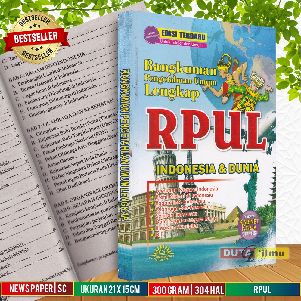 Jual Rangkuman Pengetahuan Umum Lengkap ( RPUL ) Indonesia dan Dunia ...