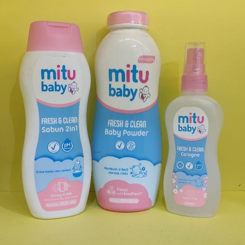 Jual [ MITU ] Paket Lengkap 2in1 , Talk 100 , Col 100ml | Shopee Indonesia