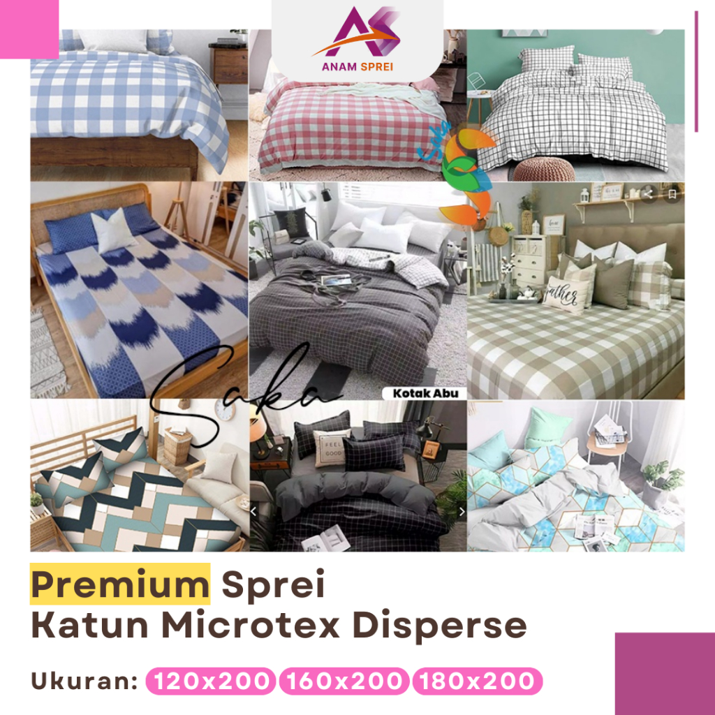 Jual Promo Sprei Aesthetic Termurah Homemade Terlaris Ukuran X X X Seprai King