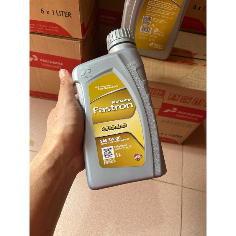 Jual oli mesin Fastron Gold sae 5W-30 API SN/CF 1 liter | Shopee Indonesia