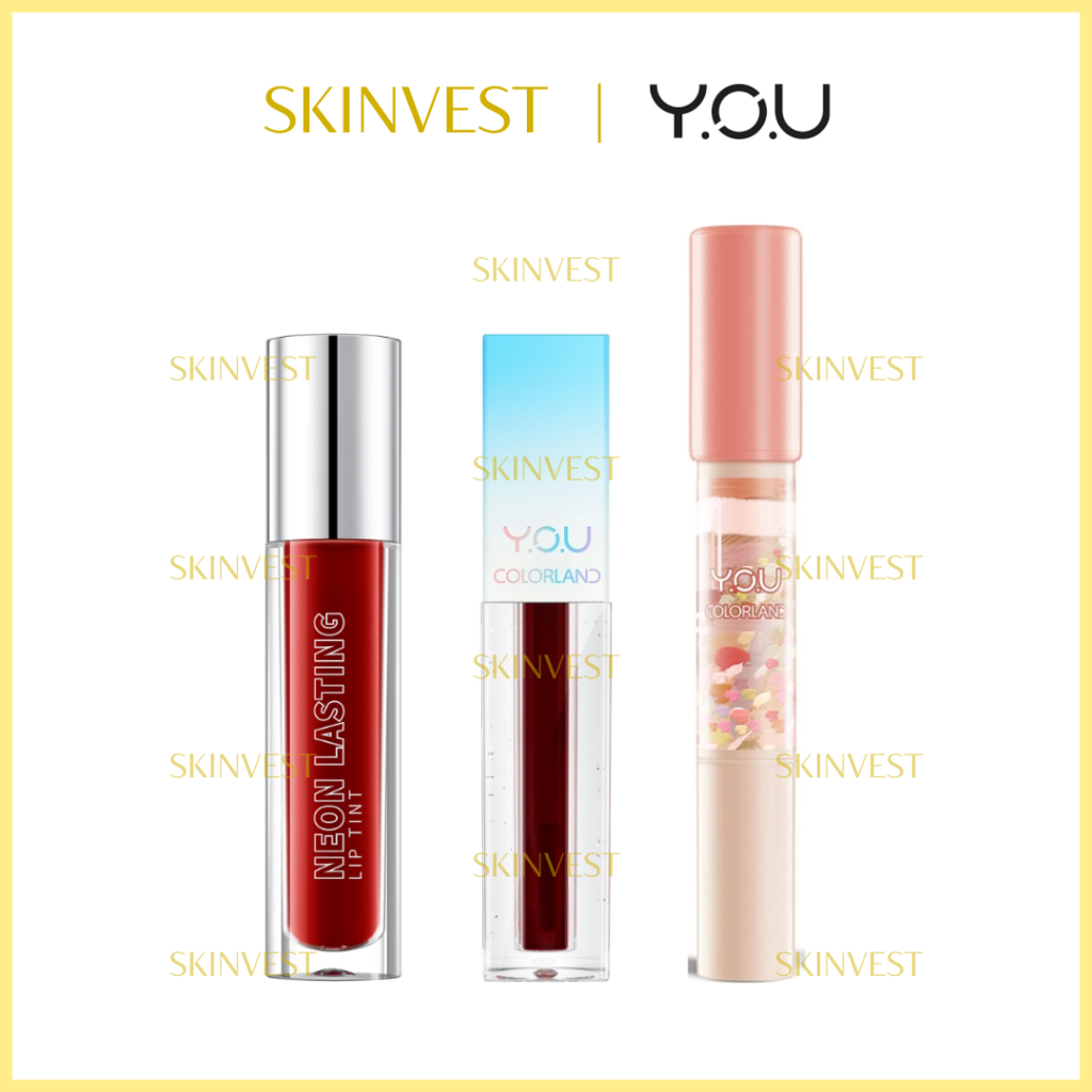 Jual YOU Colorland Lip Tint Crayon Neon Lasting Ready to Go Velvet Art ...