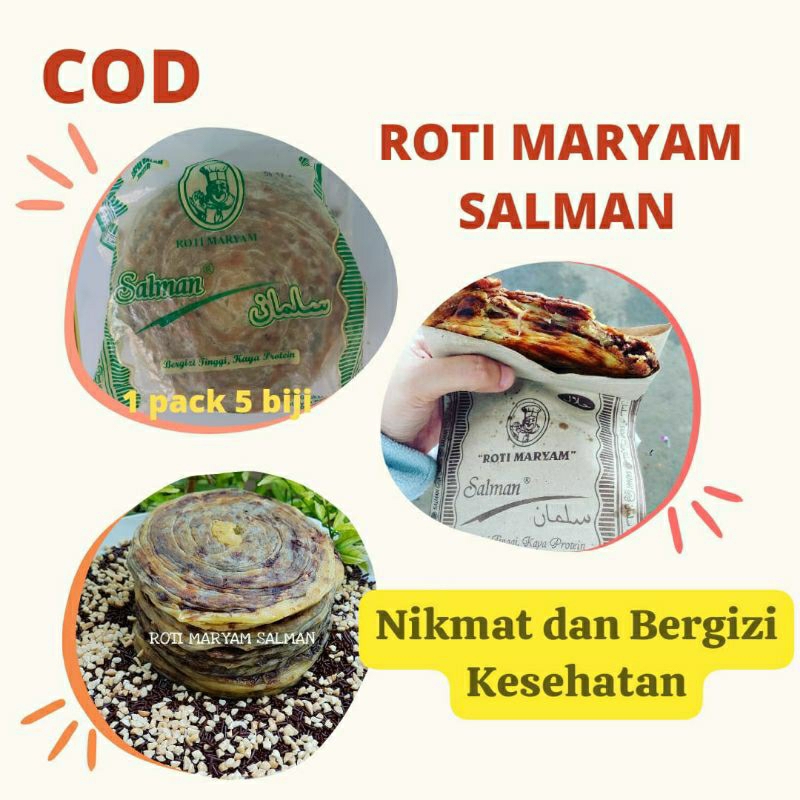 Jual ROTI MARYAM SALMAN RASA COKLAT KACANG ISI 5 ROTI MARYAM ROTI ...