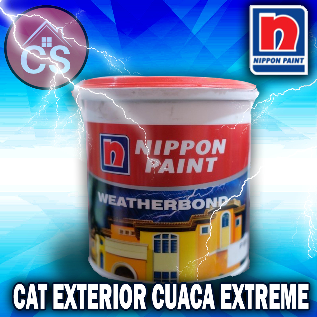 Jual Cat Tembok EXTERIOR WEATHERBOND Dari Nippon Paint Brilliant White ...