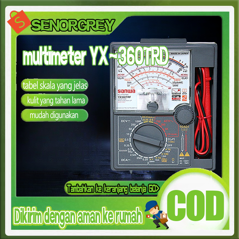 Jual Multimeter Tofuda Modell Heles Yx 360 Trd Multimeter Barometer Analog Yx360trd Shopee 9043