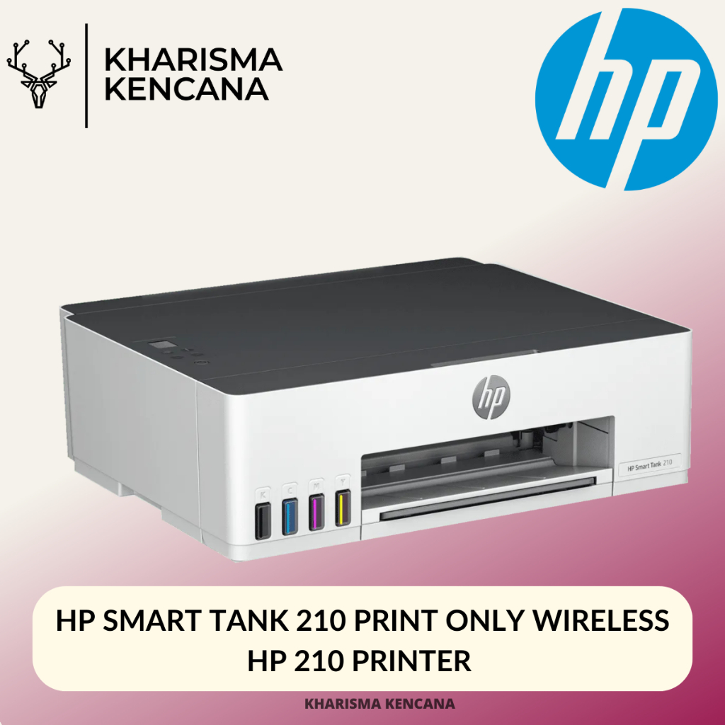 Jual HP SMART TANK 210 PRINT ONLY WIRELESS HP 210 PRINTER | Shopee ...