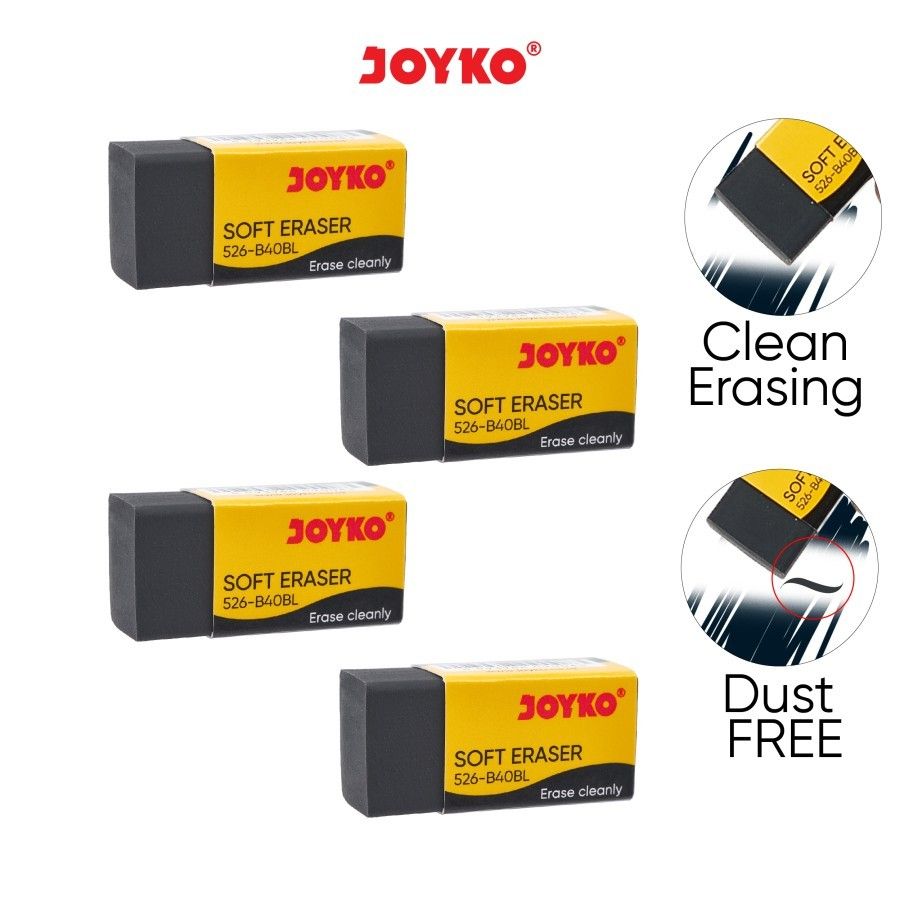 Jual Penghapus Pensil Joyko B 40 Kecil / Eraser Stip Pencil B40 BL ...