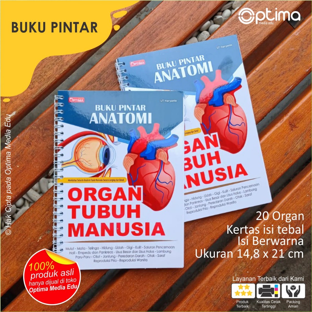 Jual Buku Pintar Anatomi - Organ Tubuh Manusia | Shopee Indonesia