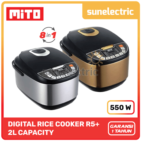 Jual Mito R5+ Digital Rice Cooker Multifungsi LED Display Kapasitas