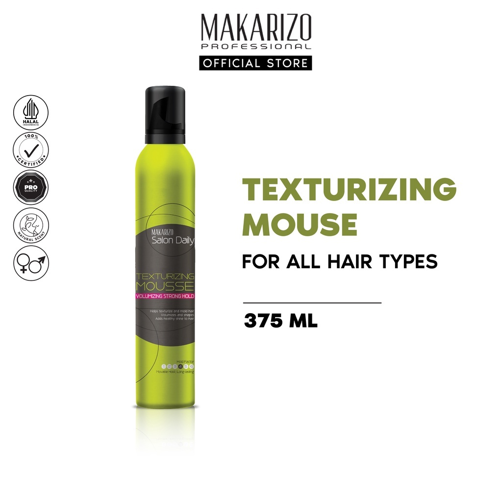 Jual MAKARIZO SALON DAILY TEXTURIZING MOUSSE 376ML | Shopee Indonesia