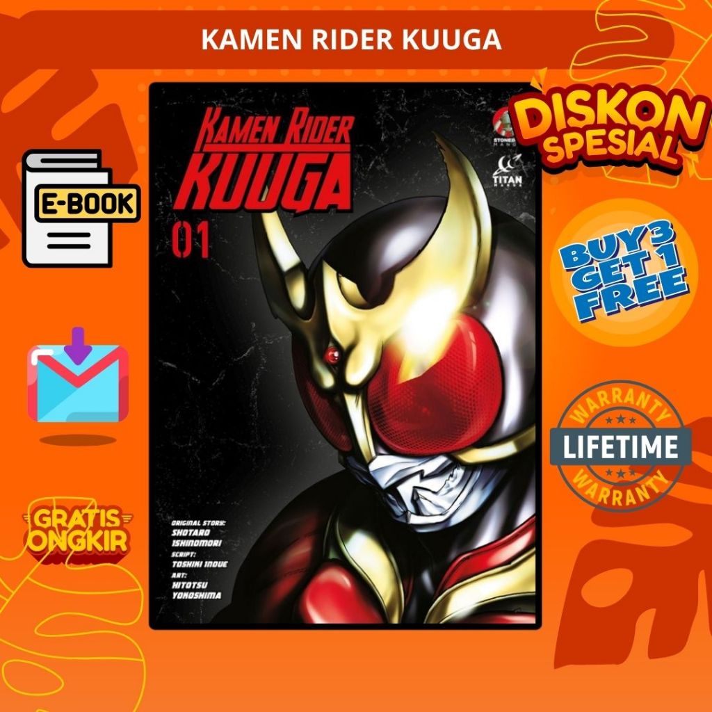 Jual Komik Kamen Rider Kuuga - Bahasa Inggris - Chapter 1 S.d 16 (FREE ...