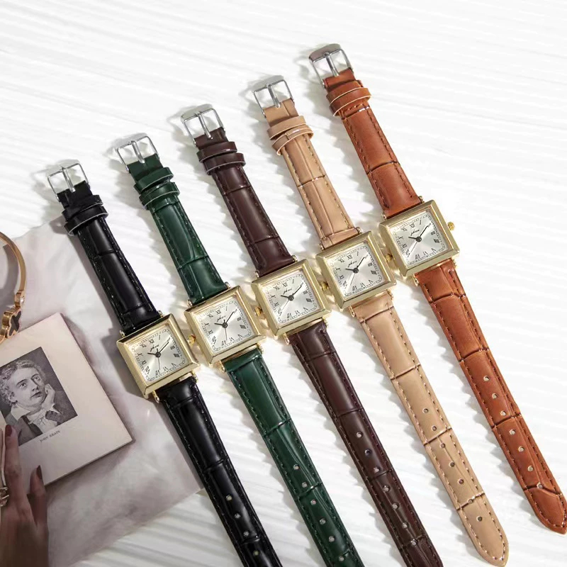 Jual Jam Tangan Wanita Gaya Retro Untuk Bisnis Jam Tangan Kulit Fashion