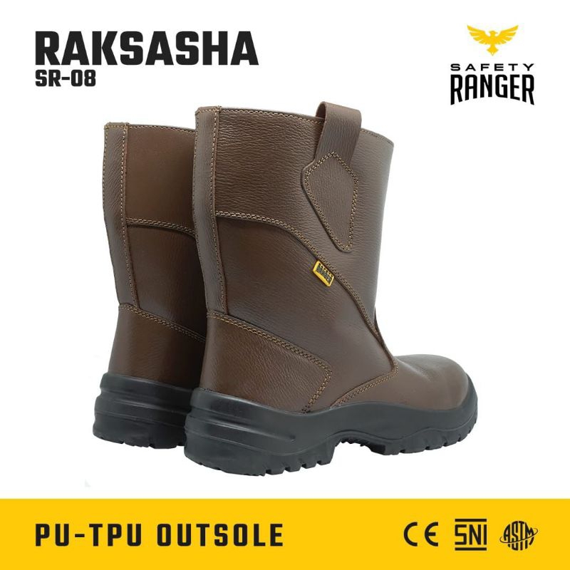 Jual JUAL SEPATU SAFETY RANGER BOOT RAKSASHA SR08 / JUAL SEPATU SAFETY ...