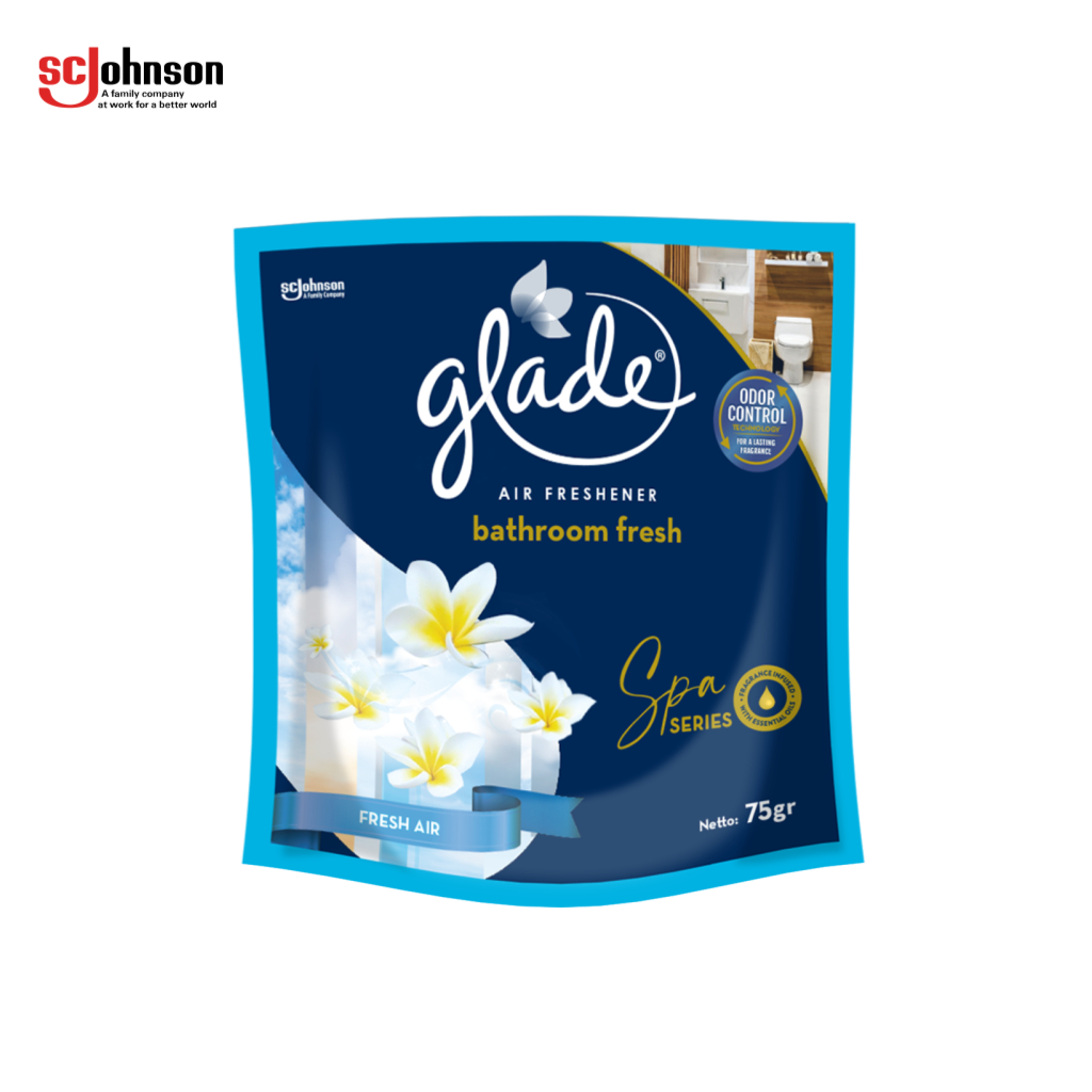 Jual Glade Bathroom Air Freshener Fresh Air Refill 75 gr | Shopee Indonesia