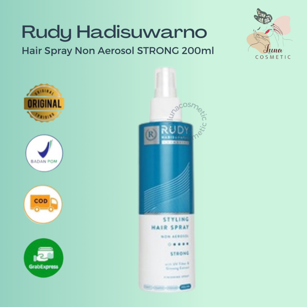 Jual Rudy Hadisuwarno Hair Spray Non Aerosol STRONG 200ml | Shopee ...