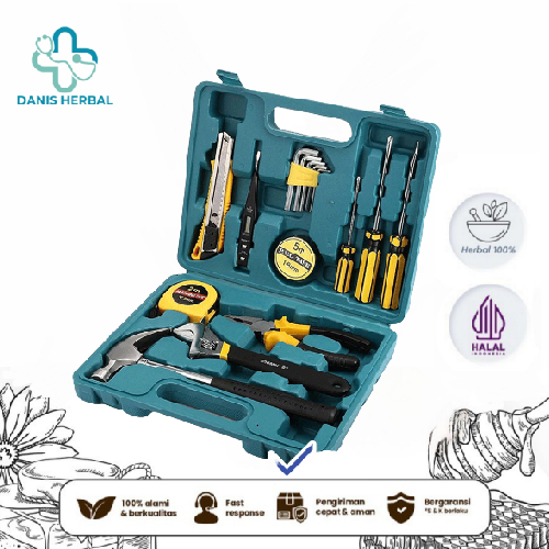 Jual TOOL KIT SET TOOLKIT TOOLBOX TOOLSET TOOL SET ALAT PERTUKANGAN 16 ...