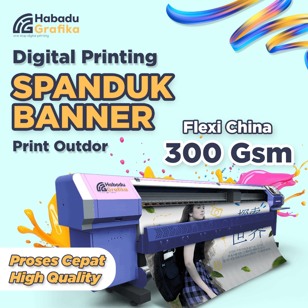 Jual Digital Printing Flexi China Gsm Cetak Spanduk Banner Partai Baligo Partai Shopee