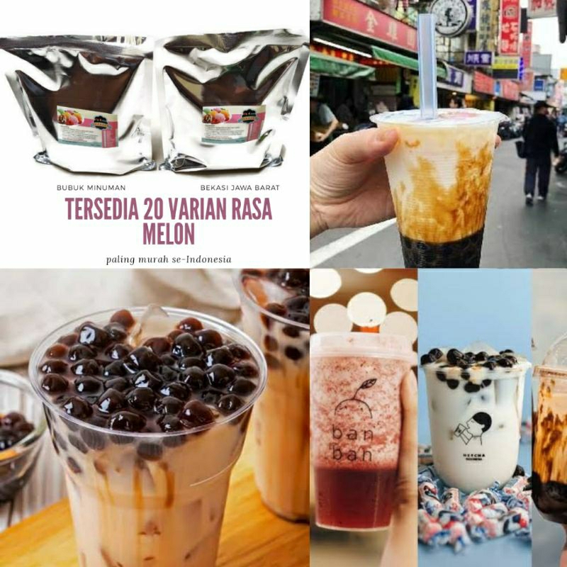 Jual bubuk minuman rasa 200 gr / serbuk minuman aneka rasa / minuman ...