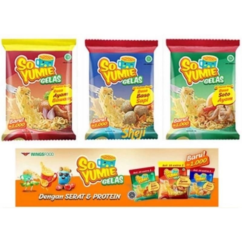 Jual So Yumie Gelas Mie Instant Kuah 10 X 30gr Shopee Indonesia