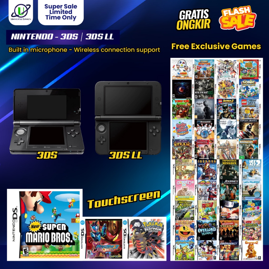 Jual 3DS Terlengkap & Harga Terbaru Agustus 2026 | Shopee Indonesia