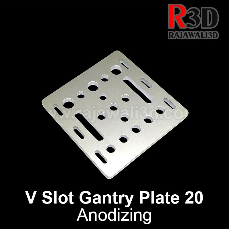 Jual Rexyz Openbuilds V-Slot Gantry Plate 20 T3x65x65 Anodized Silver ...