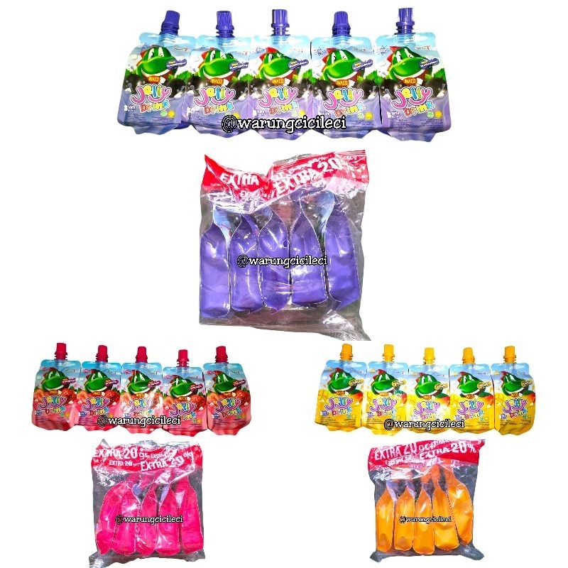 Jual INACO JELLY DRINK WITH NATA DE COCO 120g x 5pcs ( 1 PACK