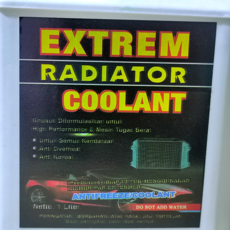 Jual AIR RADIATOR 1 LITER MERK RANDOM Colant Coolant Colan 1l 1liter ...