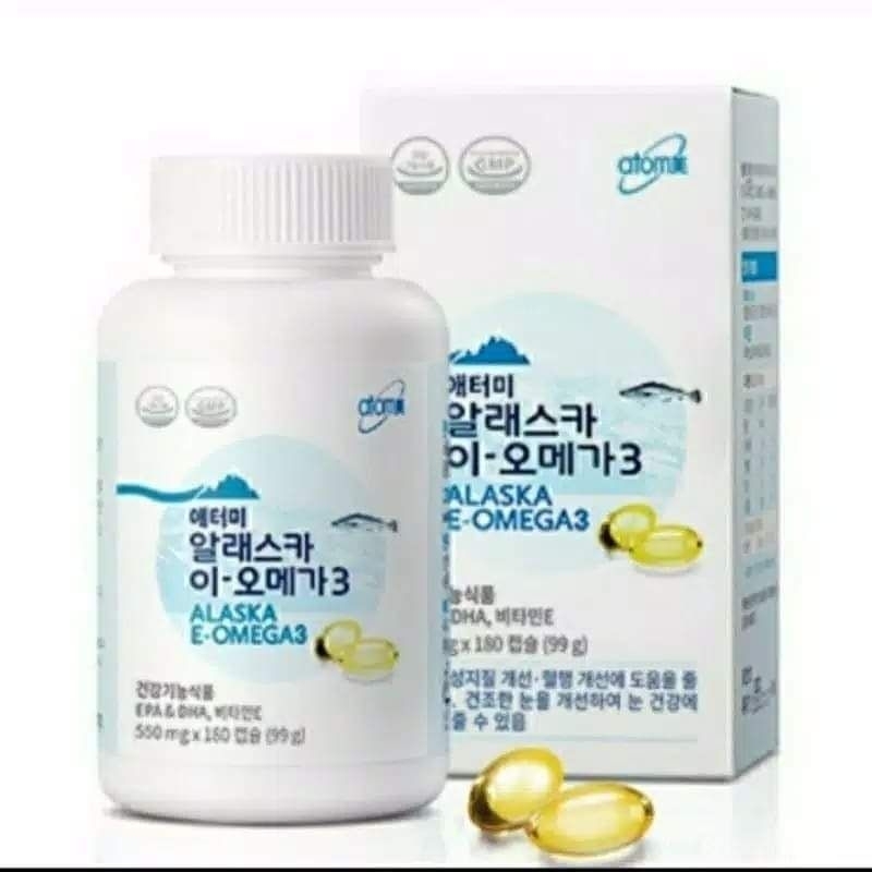 Jual ATOMY ALASKA E - OMEGA 3 isi 180 softgels original Korea ready ...