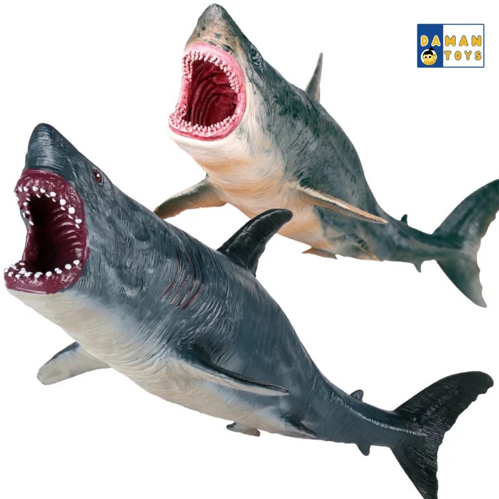 Jual 12.12 SALE Hiu Megalodon Shark Mainan Simulasi Hewan Laut Action