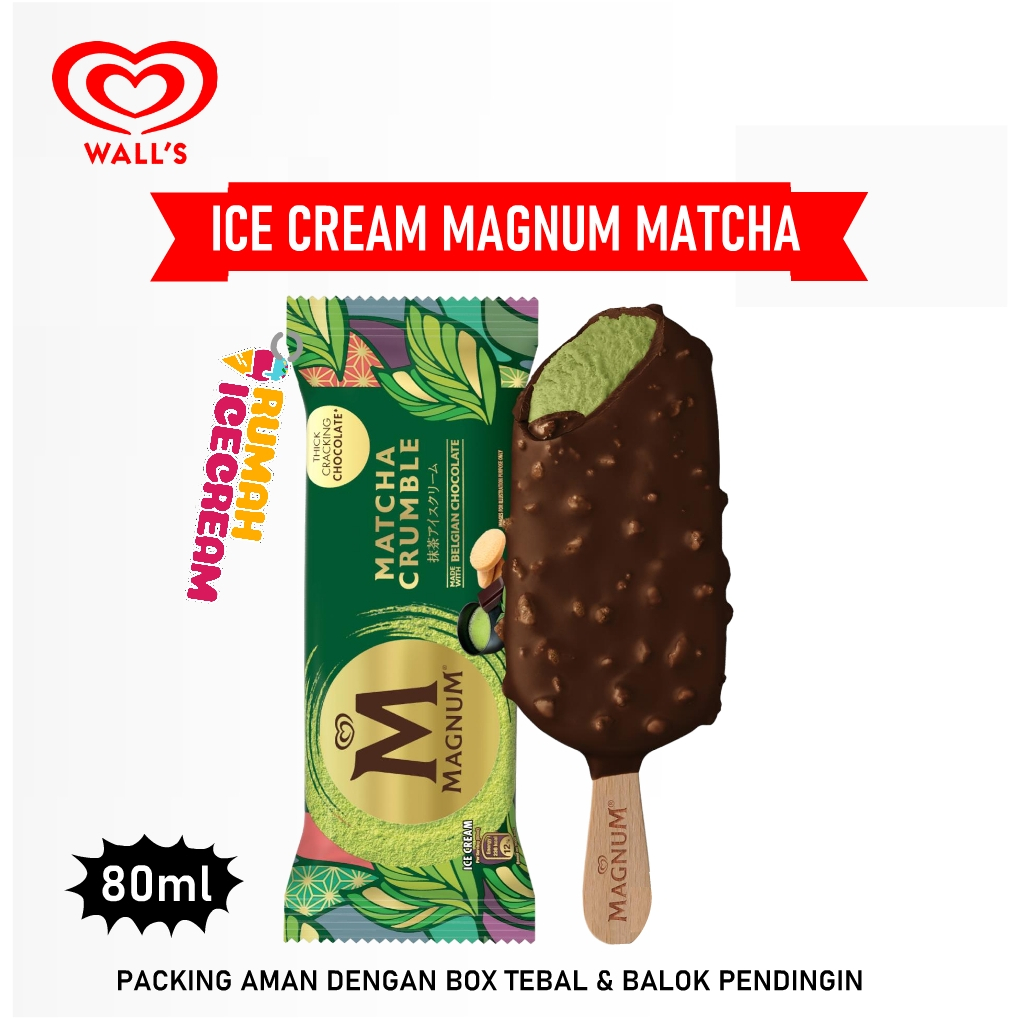 Jual Ice Cream Magnum Matcha Crumble | Shopee Indonesia