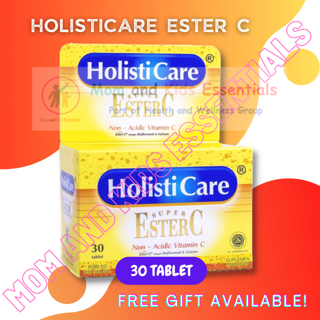 Jual HOLISTICARE ESTER C 30 TABLET VITAMIN C NUTRISI DAYA TAHAN TUBUH